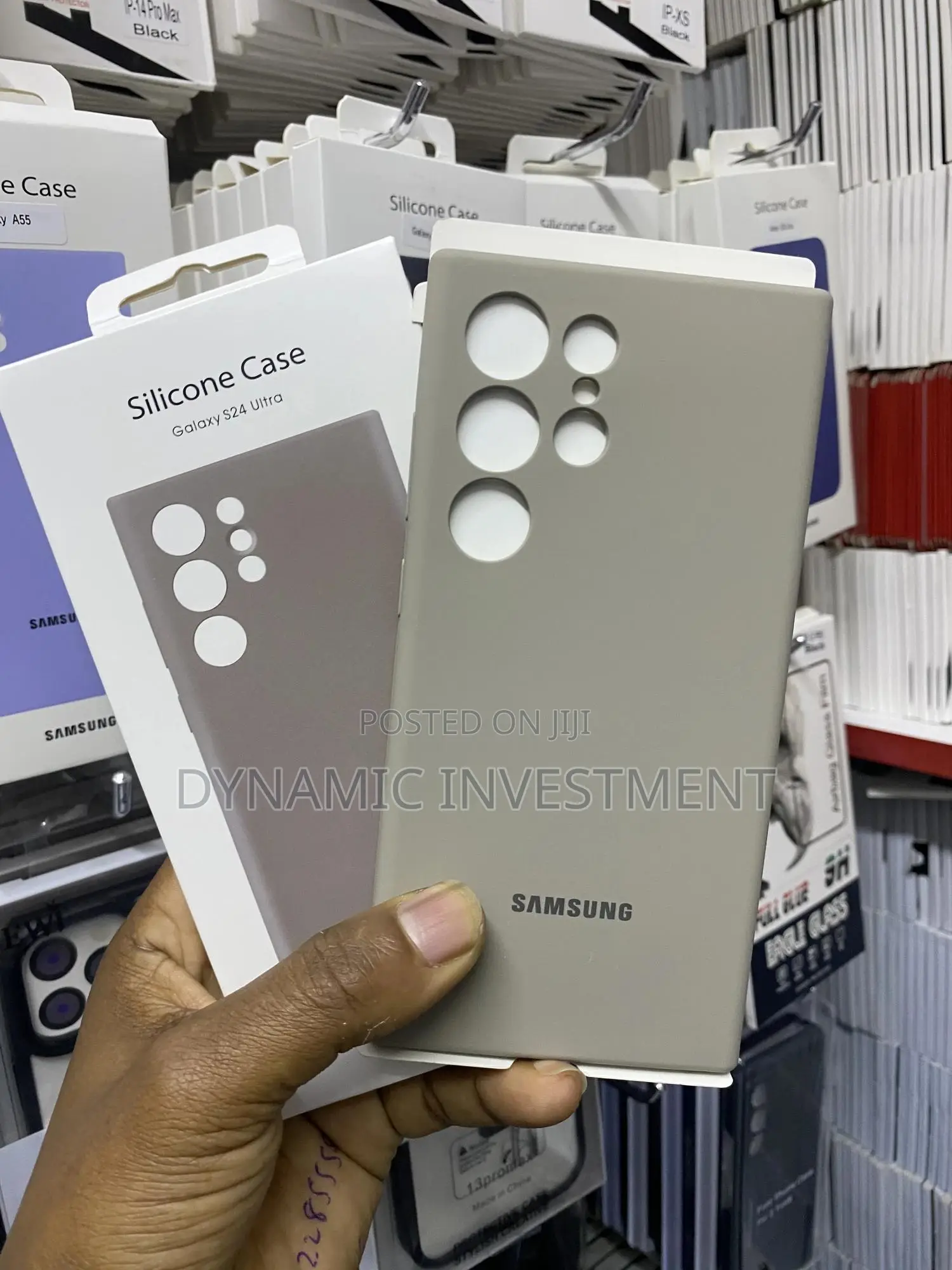 Samsung GALAXY S24 Ultra Silicone Case/Cover - Warm Gray