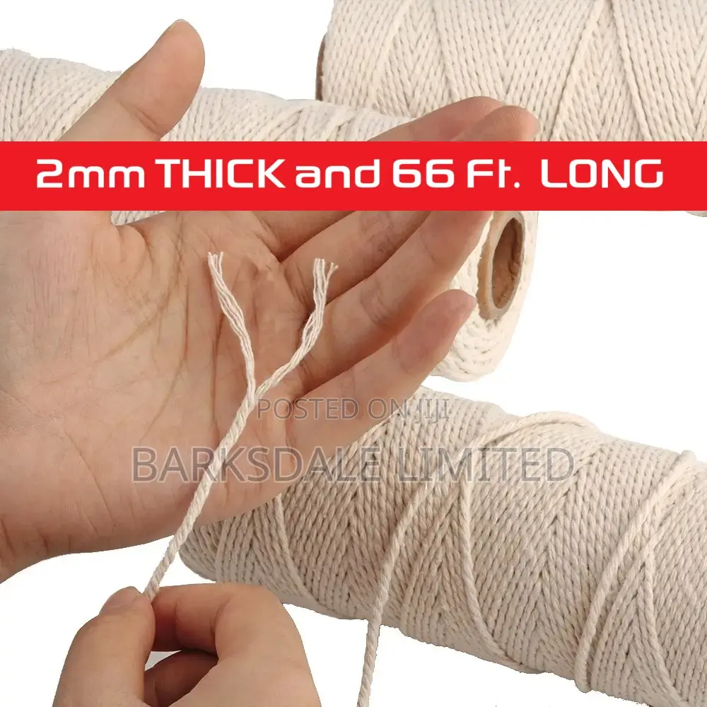 66g 20M Cotton Butchers BBQ Bakers Twine String Rope