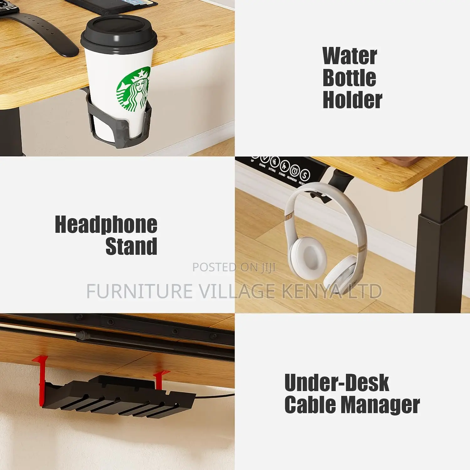 Electric Adjustable Height Desk Computer Desk -120cm X 60CM