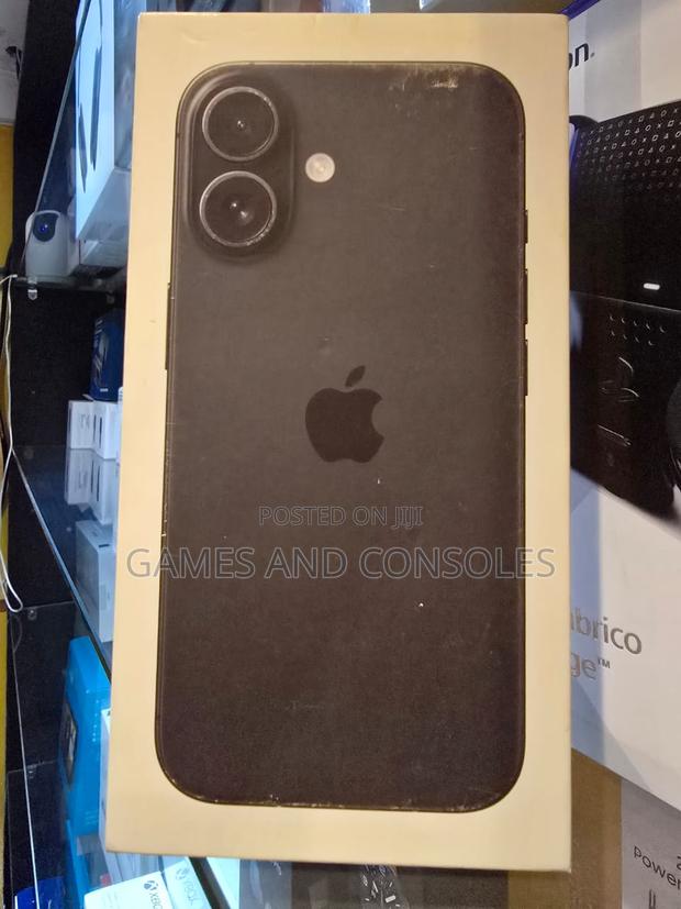 New Apple iPhone 16 128 GB Black - main view