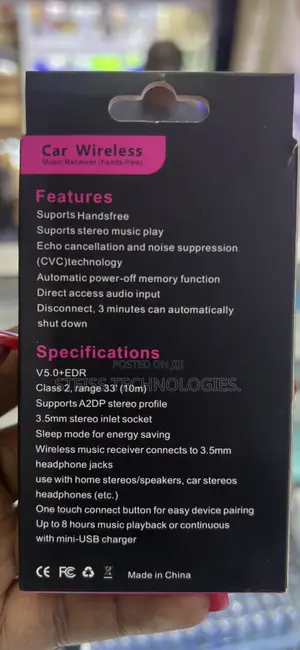 Wireless Music Receiver