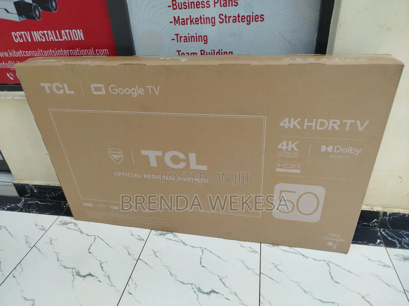 " TCL 50′′ P635 HDR Google Smart Frameless Tv 50p635 New!