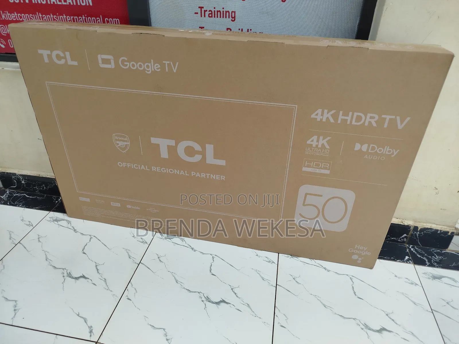 " TCL 50′′ P635 HDR Google Smart Frameless Tv 50p635 New!