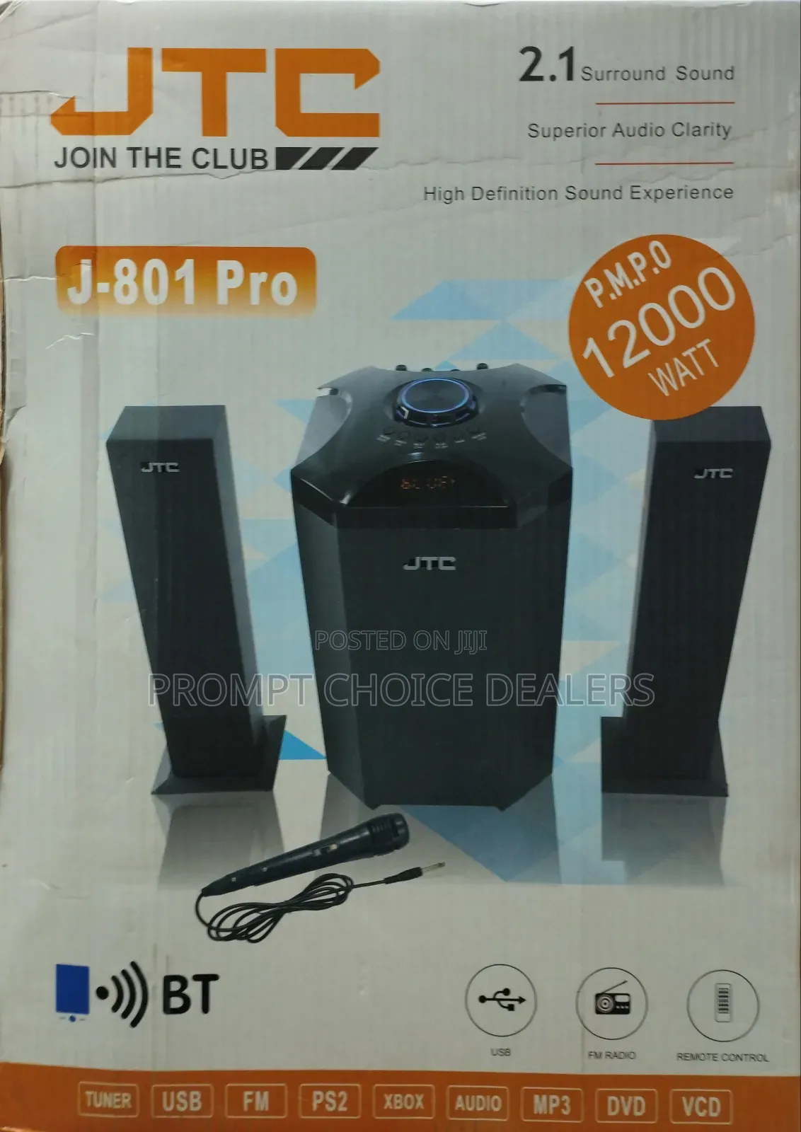 JTC 801 Pro 2.1CH Home Theater Speaker