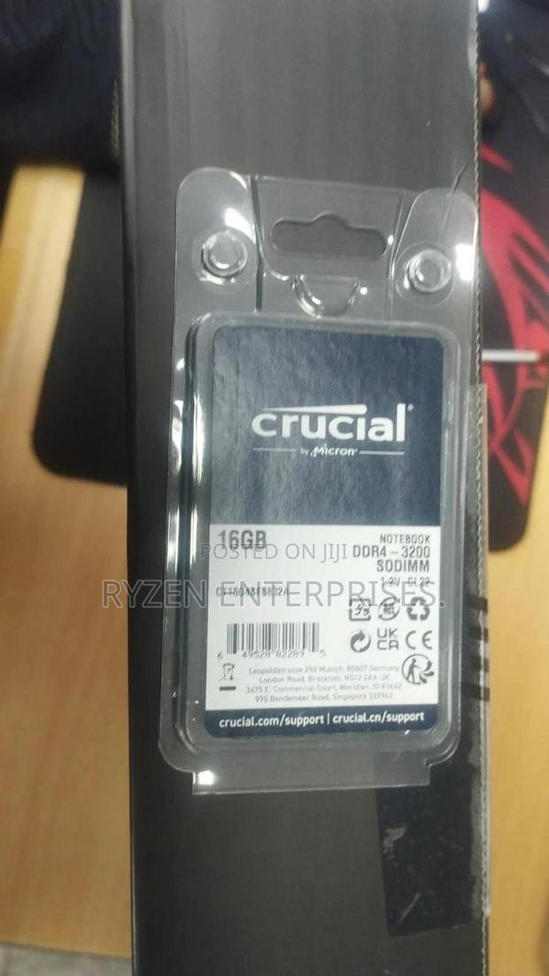 16gb Ddr4 RAM Crucial Laptop/ Crucial 16gb Ddr4 RAM