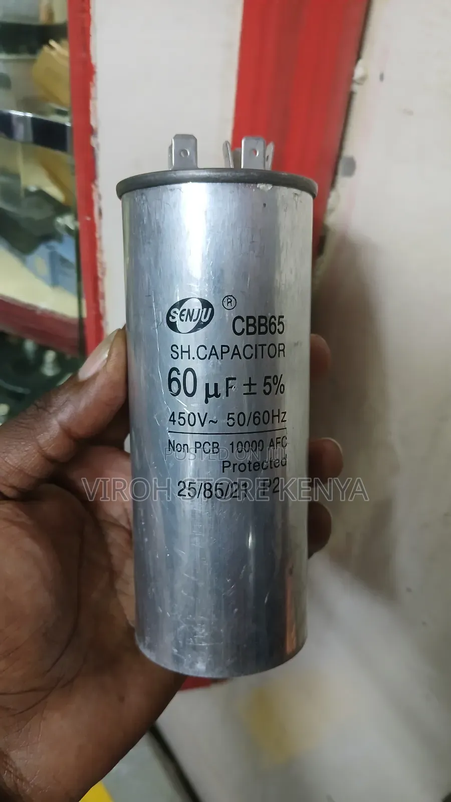 CBB65 SH Capacitor 60uf ± 5uf 450V -50/60hz Capacitor