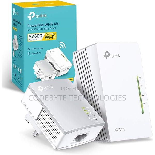 Tp-Link 4220KIT 300mbps AV600 Wi-Fi Powerline Extender