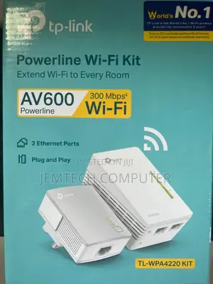 Tp-Link 4220KIT 300mbps AV600 Wi-Fi Powerline Extender
