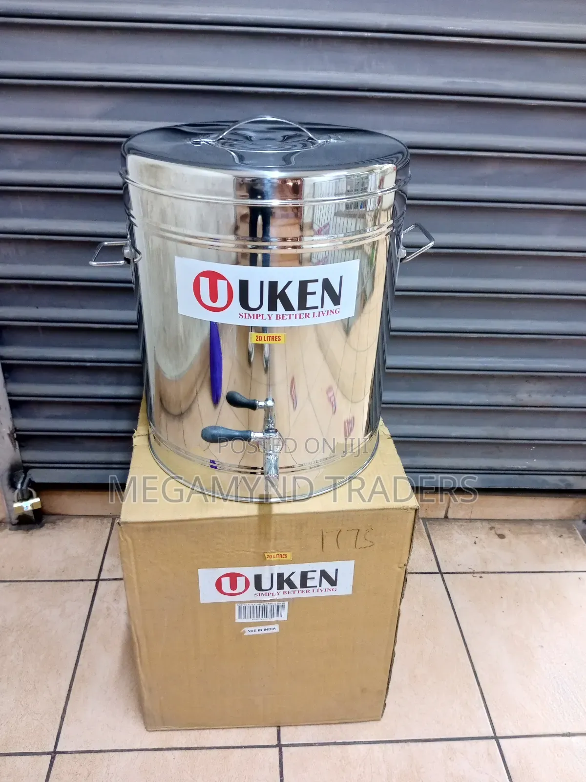 20 LTR Stainless Steel Manual Tea Urn /Uken Tea Urn