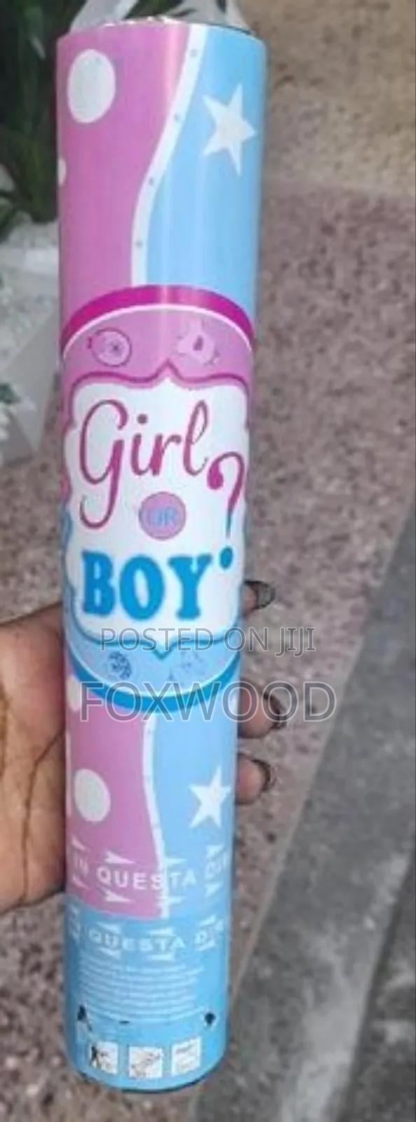 Gender Reveal Confetti Popper 30cm - thumbnail 7