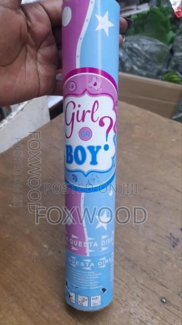 Gender Reveal Confetti Popper 30cm - thumbnail 4