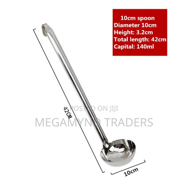 Stainless Steel Long Laddle Serving Spoon/Soup Spoon - main view
