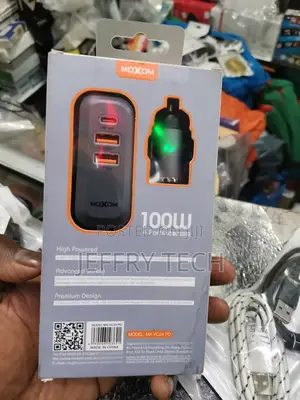 100W Multi-Port Fast Charging Car Charger USB PD 1.5m Exten