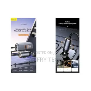 Awei Fast Charging Car Charger With Ports: 2xusb With Type-C