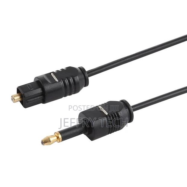 Toslink Male to 3.5mm Male Digital Optical Audio Cable, Leng