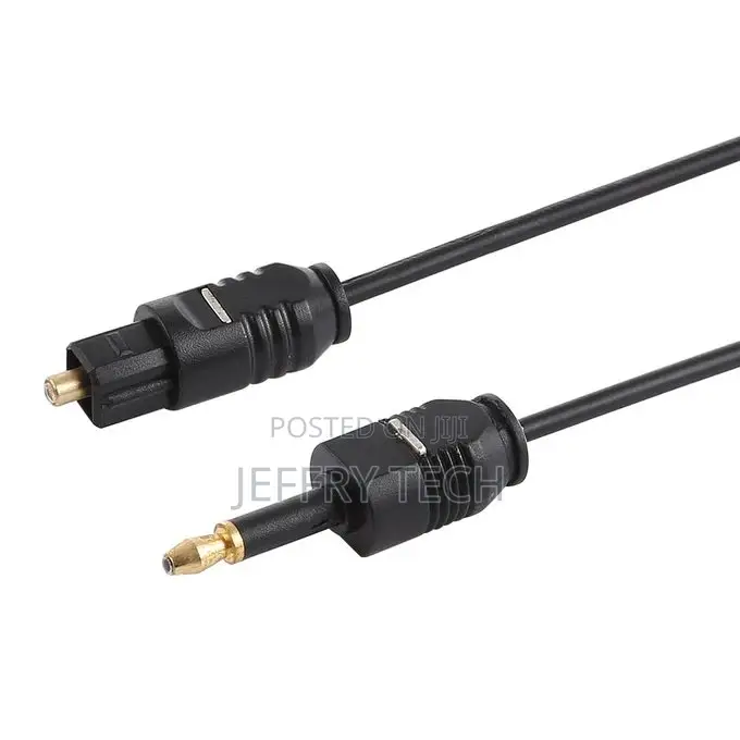 Toslink Male to 3.5mm Male Digital Optical Audio Cable, Leng