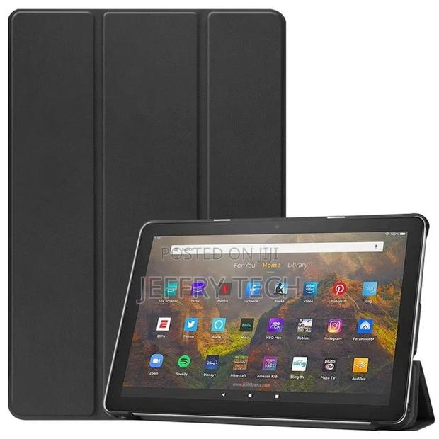 For Amazon Fire HD 10 (2021) Custer Texture Leather Case - main view
