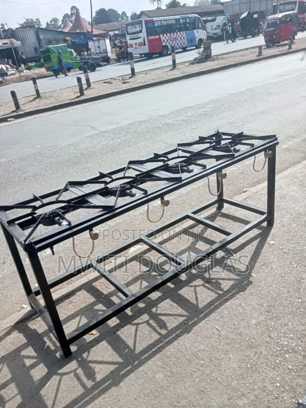 Classic Mild Steel Four Burner Gas Cooker