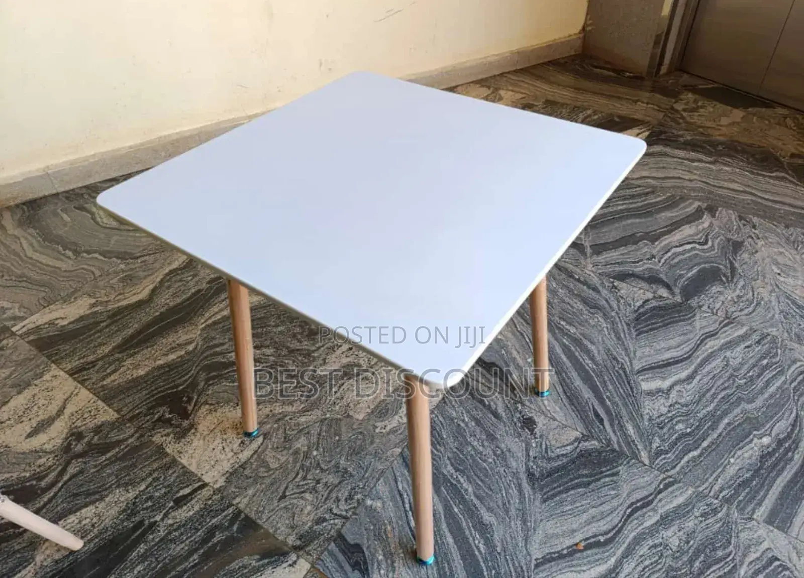 Square White Table