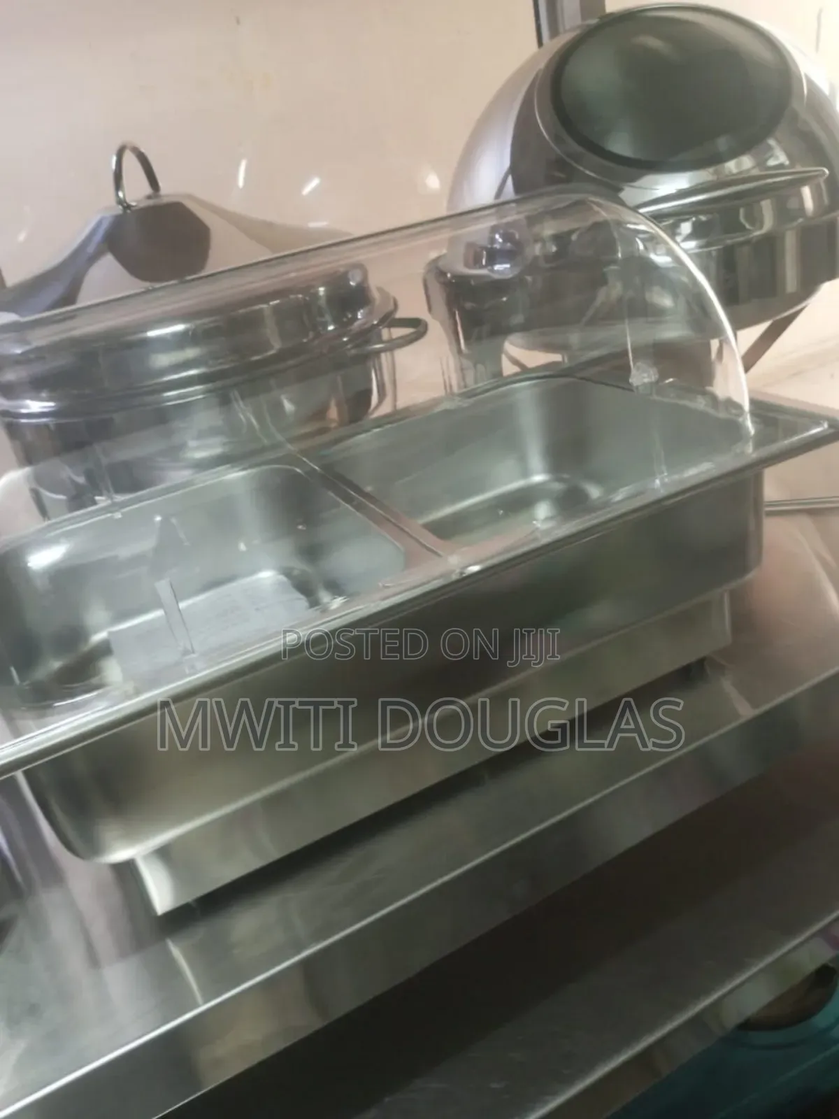 Large Double Tray Chaffing Dishes