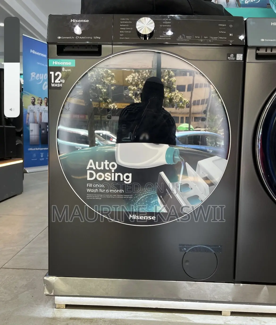 Hisense 12 Kg Washer 8kg Dryer Outo Dosing in Nairobi Central Home