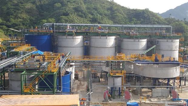 Gold Ore Mineral Processing Cyanidation CIL Plant - main view