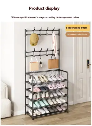 **High Strong Metallic 5 Layer Shoe Rack Organizer