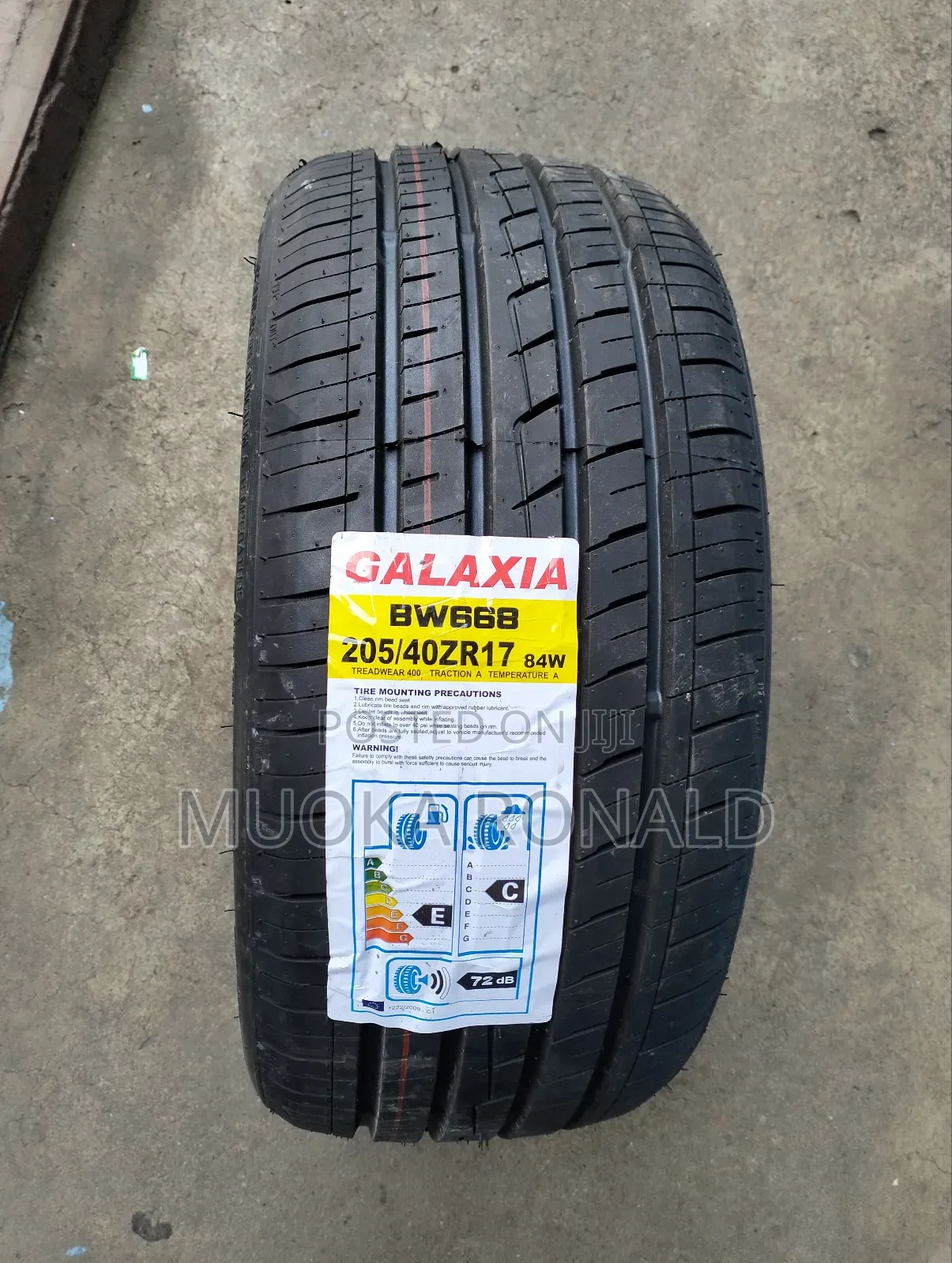 205/40r17 Galaxia Tyre