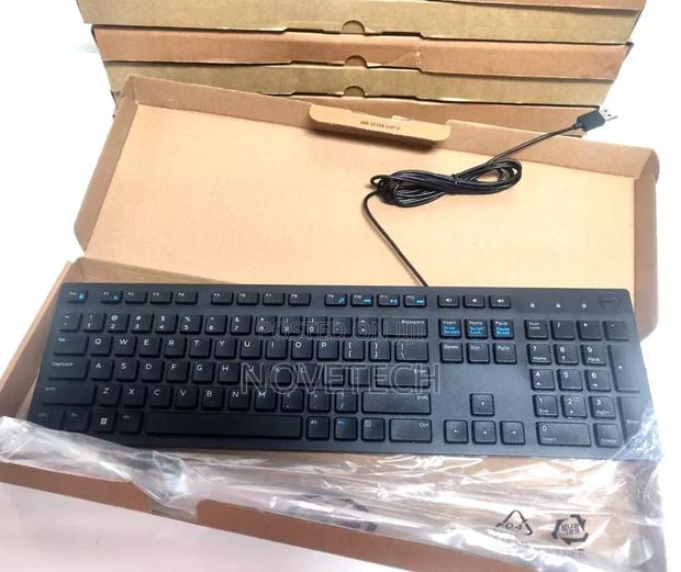 Original Dell KB216-BK-US Wired Keyboard - Black - thumbnail 2