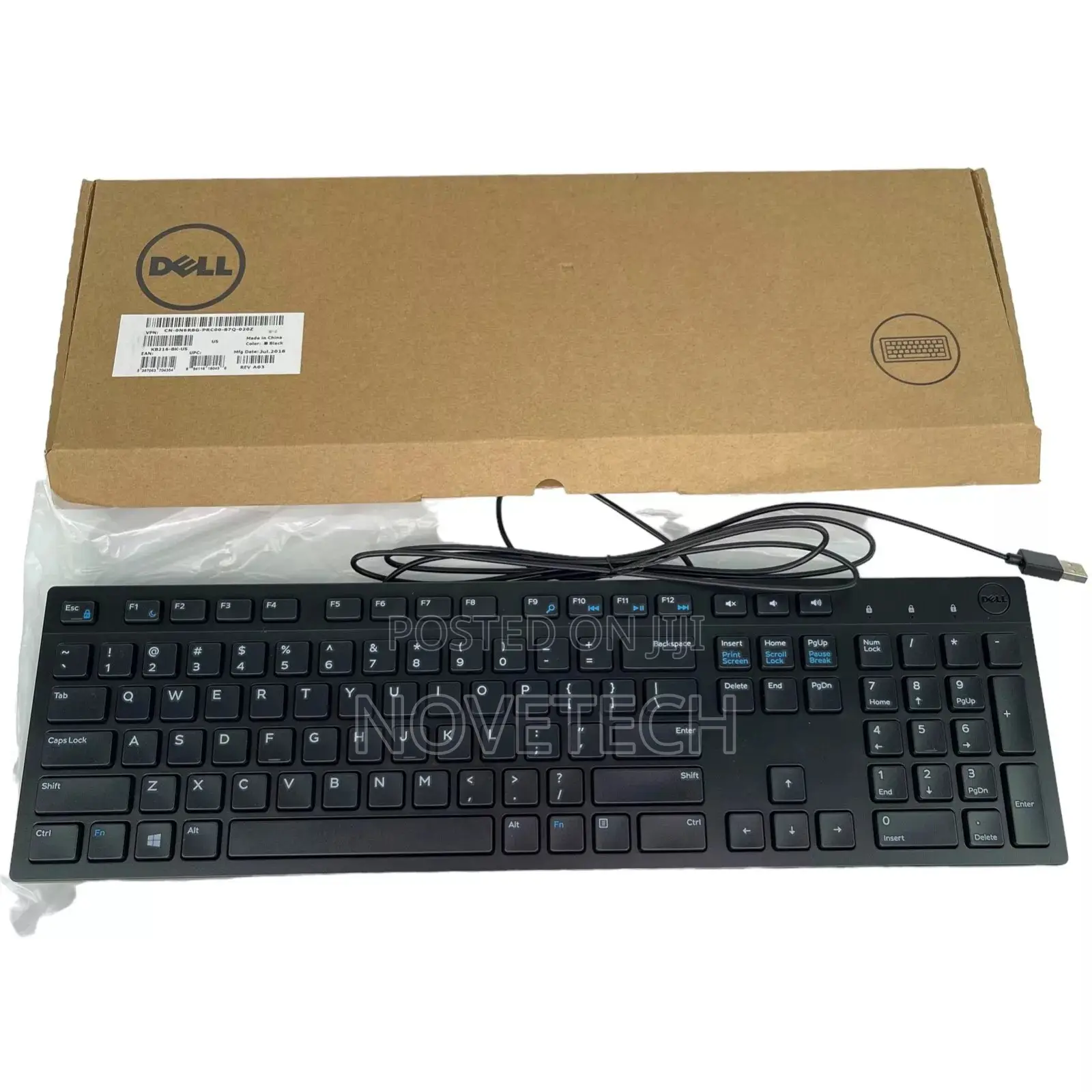 KB216-BK-US - Dell 1293 Wired Keyboard - Kb216p