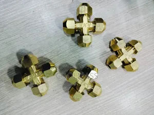 Brass Cross Tee