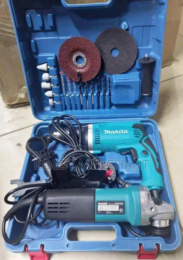 Combo Makita Drill + Grinder Set - main view