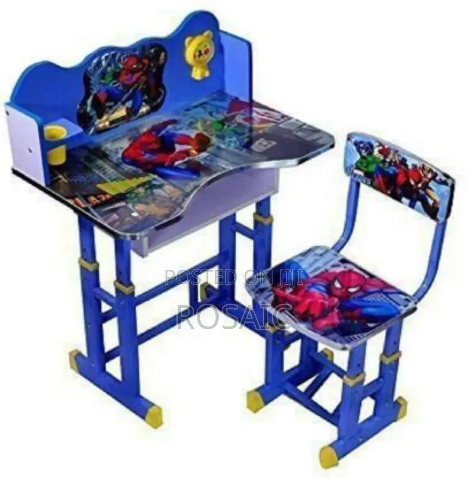 Kids Study Table Adjustable Blue