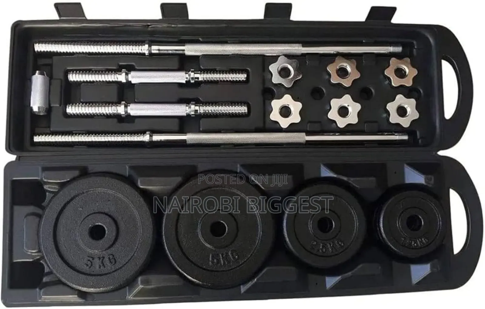 Chrome 50kgs Adjustable Lifetime Dumbells