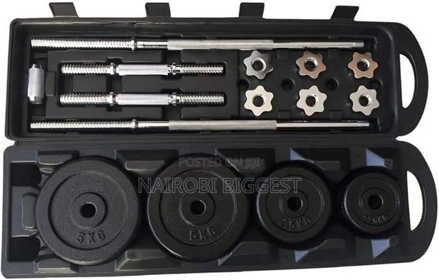 Chrome 50kgs Adjustable Lifetime Dumbells