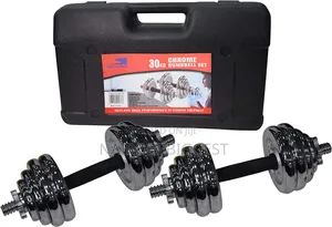 30kgs Chrome/York Adjustable Dumbells