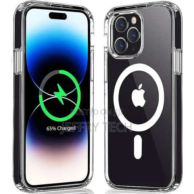 iPhone 14 Pro Max Clear/Transparent Magsafe Cover/Case-Wirel