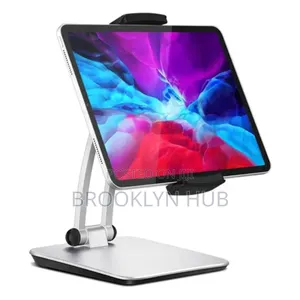 Aluminium Tablet/ iPad Holder (Rotating , Foldable Holder)