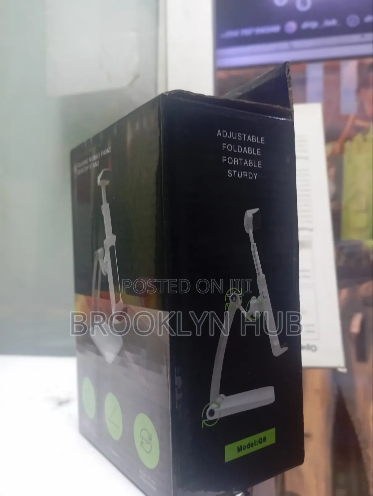 Aluminium Tablet/ iPad Holder (Rotating , Foldable Holder)