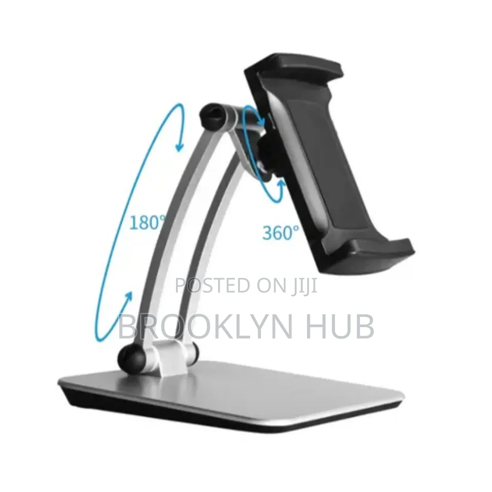 Aluminium Tablet/ iPad Holder (Rotating , Foldable Holder)