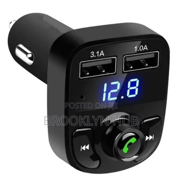 Bluetooth Car Modulator (With Two Usb Charging Slots) - thumbnail 2