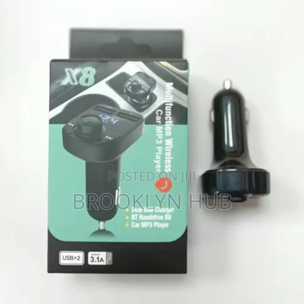Bluetooth Car Modulator (With Two Usb Charging Slots)