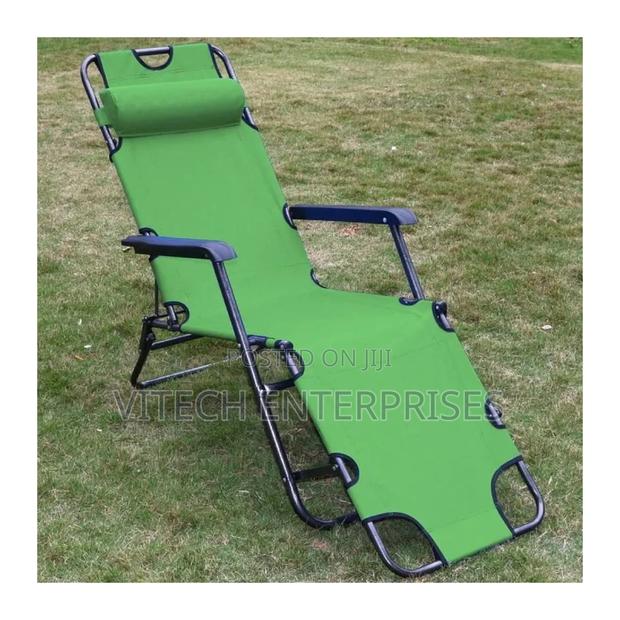 Outdoor Foldable Recliner Beach Chair - main view