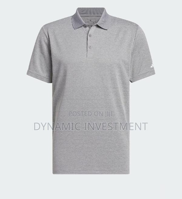 Adidas Adi Performance Heathered Golf Polo Shirt