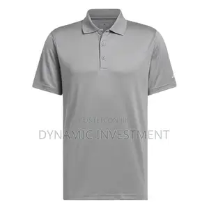 Adidas Adi Performance Heathered Golf Polo Shirt