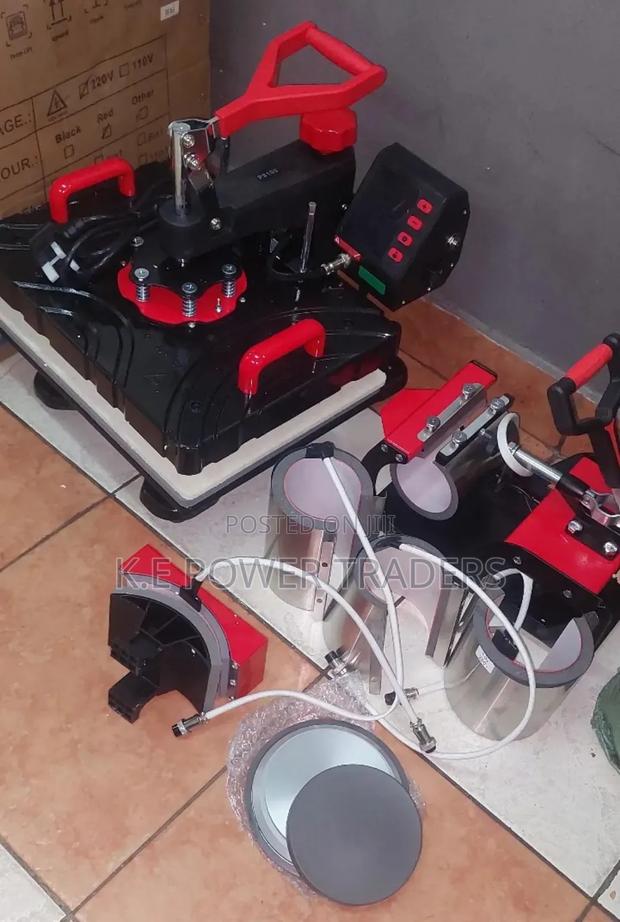 Complete Set Heatpress 8 in 1 Combo - main view