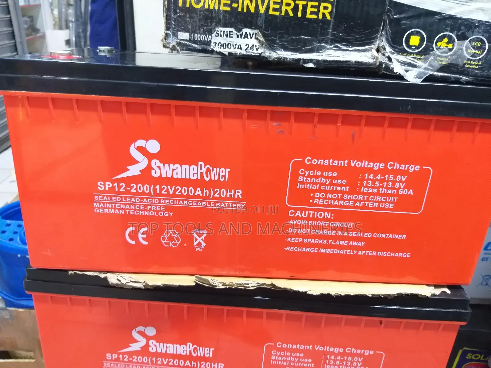 (12v200ah/20HRS)Swane SP12-200 German Deep Cycle Battery