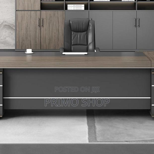 Office Desk -2000mm L-Shaped Boss Executive Desk - thumbnail 7