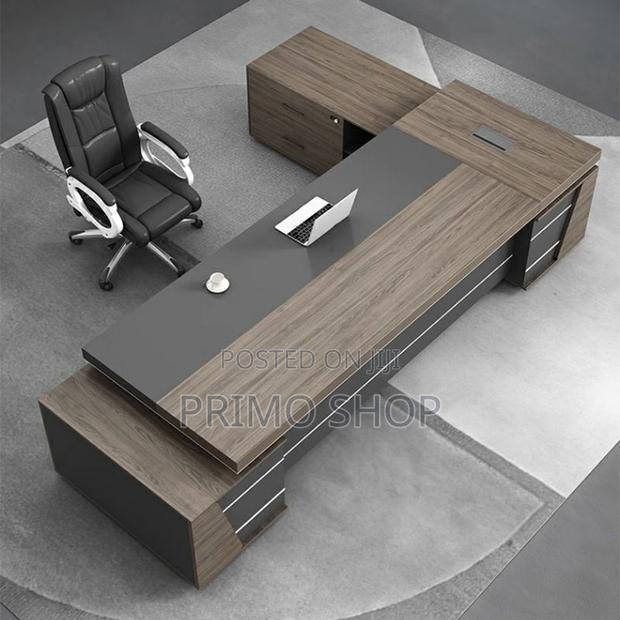 Office Desk -2000mm L-Shaped Boss Executive Desk - thumbnail 9
