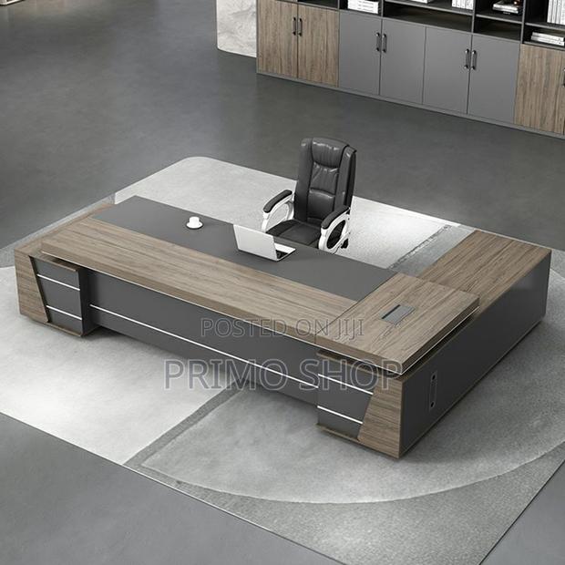 Office Desk -2000mm L-Shaped Boss Executive Desk - thumbnail 11